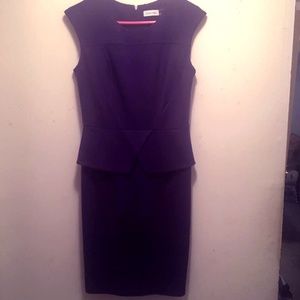 Calvin Klein Peplum Sheath Dress